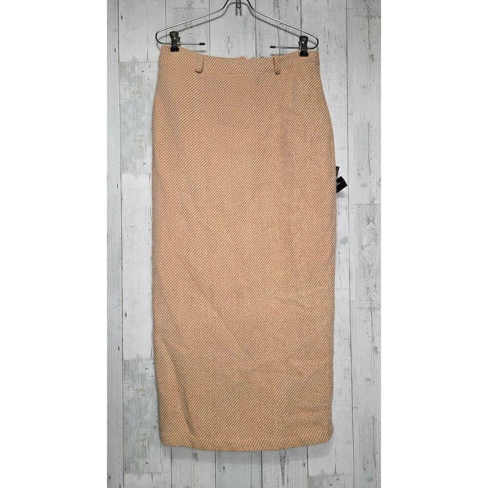 Sister Jane Tweed Wool Blend Light Academia Skirt Sz. M